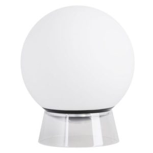 LUTEC GLOBE BLACK+OPAL GLASS INDOOR PORTABLE