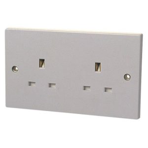 2G 13A UNSWITCHED SOCKET