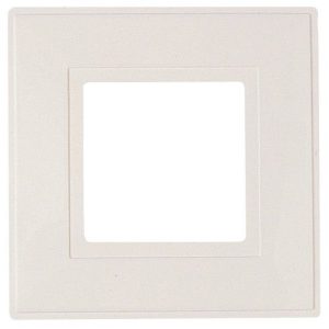 LYVIA WHITE FINGER PLATE FOR 1G SOCKET