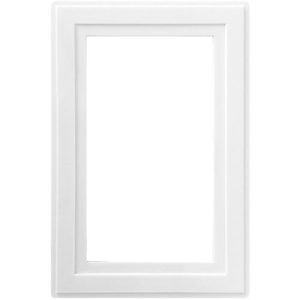 LYVIA WHITE FINGER PLATE FOR 2G SOCKET