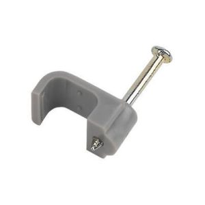2.5MM T&E FLAT CABLE CLIPS - 100PCS