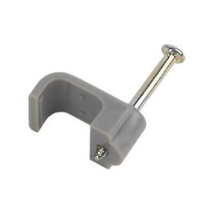 6MM T&E FLAT CABLE CLIPS - 100PCS