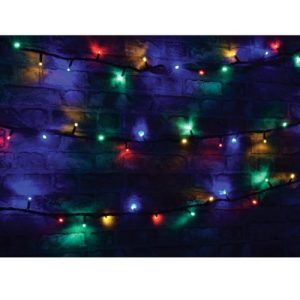 LED HEAVY DUTY OUTDOOR MULTI COLOURED 20MTR 180 LIGHT STRING