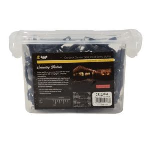 LED IP44 ICICLE CONNECTABLE COOL WHITE SET