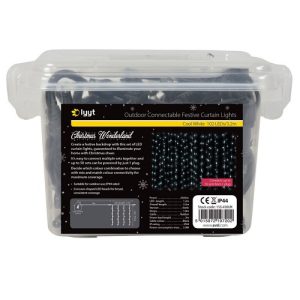 102 LED CONNECTABLE NET LIGHT C/W