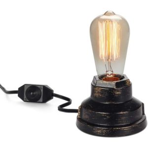 RETRO INDUSTRIAL TABLE LAMP WITH DIMMER