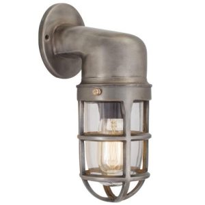 RETRO INDUSTRIAL WALL LIGHT WITH CAGE