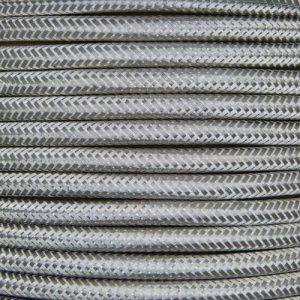 LAMPFIX 0.5MM 3 CORE SILVER BRAIDED FLEX