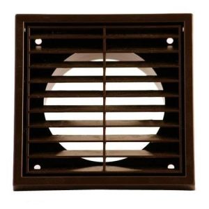 MANROSE 4" FIXED GRILL BROWN