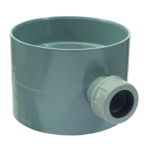 4IN IN-LINE CONDENSATION TRAP + DRAIN-OFF