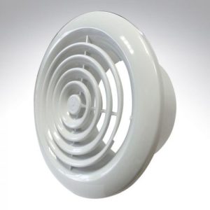 MANROSE 4IN CIRCULAR VENT WHITE