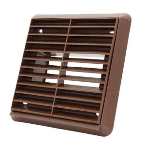 MANROSE 110 X 54 BROWN GRILL FLAT DUCT