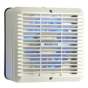 MANROSE 6" AUTO FAN+INTERNAL SHUTTERS