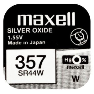MAXELL 357 SR44W 1PC BLISTER