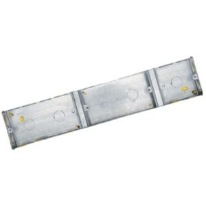 2G + 2G + 1G 35MM FLUSH METAL BOX