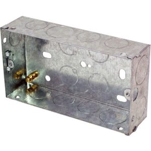 2G 47MM FLUSH METAL BOX