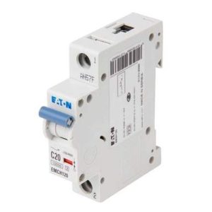 EATON MEMSHIELD 3 20A SINGLE POLE 10KA C CURVE MCB
