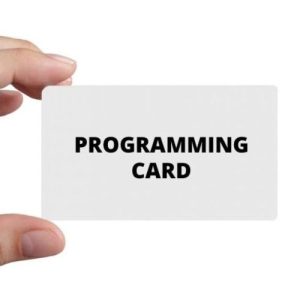 RFID CARD METER PROGRAMMING CARD