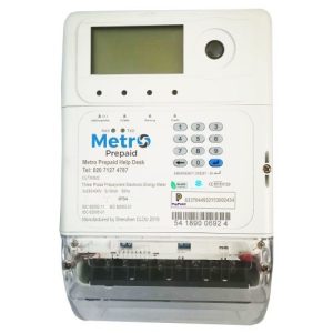 METRO MET002 ENCYPTED 3-PHASE PREPAYMENT METER