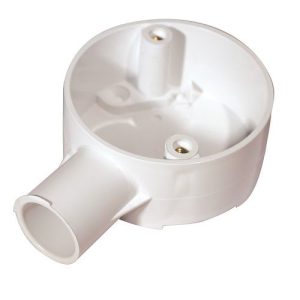 MITA 25MM WHITE STOP END BOX