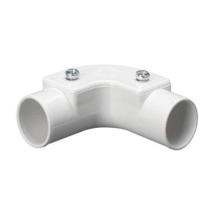 MITA 20MM WHITE INSPECTION ELBOW