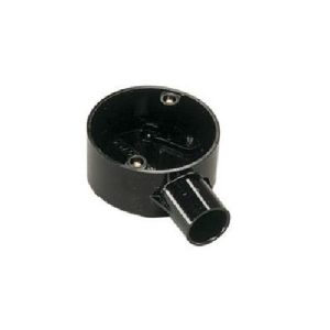 MK 20MM 1WAY TERMINAL BOX BLACK