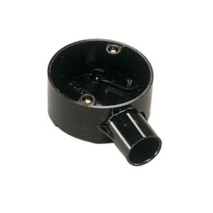 MK 25MM 1WAY TERMINAL BOX BLACK