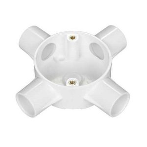 MK 25MM 4WAY BOX WHITE