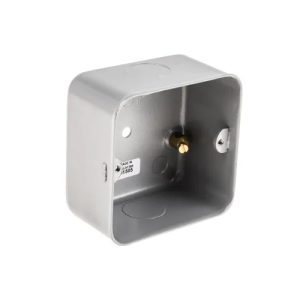 MK 1-2G FLUSH GRID BOX WITH KNOCKOUTS