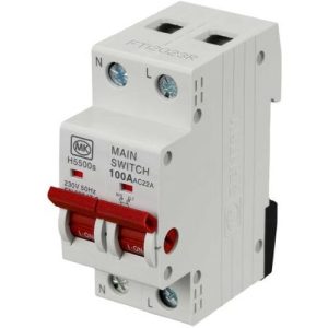 MK 100A DOUBLE POLE MAIN SWITCH