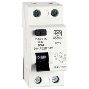 MK 63A 30mA TYPE.A 2-MODULE RCCB