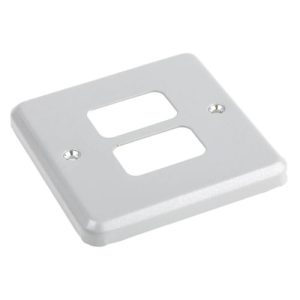 MK 1G 2-MODULE METALCLAD GRID FRONTPLATE