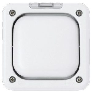 MK 10A 1G 2W WHITE S/POLE MASTERSEAL SWITCH