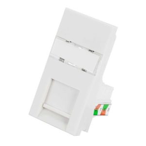 MK LOGIC PLUS CAT 6 MODULE WHITE