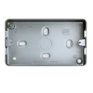 MK GRID PLUS 2-G 38MM SURFACE METAL BOX