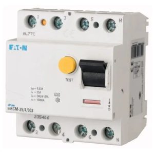 MOELLER RCCB 25A 4POLE 30MA AC-TYPE