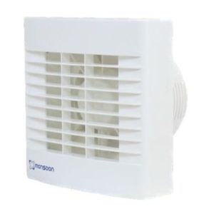 MONSOON IPX5 ZONE.1 4IN QUIET FAN + PULLCORD