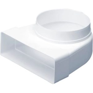 150MM 90DEG ELBOW BEND FROM 208X64MM FLAT