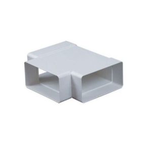 220MM X 90MM FLAT DUCTING TEE