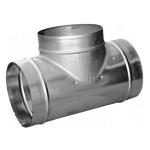 125MM GALV STEEL 'T'-PIECE CONNECTOR
