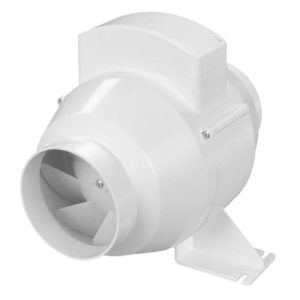 MONSOON 100MM IN-LINE FAN KIT WITH TIMER (198M3/H)