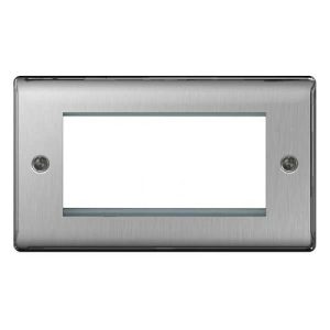 BG NEXUS EURO GRID 4 MOD BRUSHED STEEL