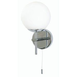 OAKS GLOBE BATHROOM LIGHT WITH PULL CORD