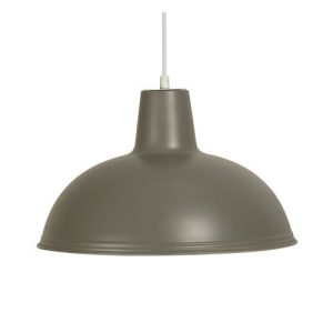 OAKS KANYA 1 LIGHT SOFT GREY CEIL PEND