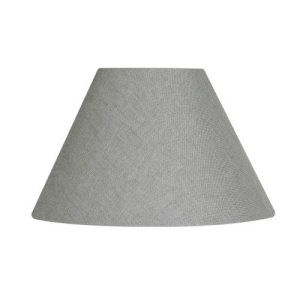 OAKS LINEN COOLIE SHADE 8" EARL GRAY