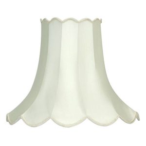 OAKS SCALLOP SHADE 20" IVORY