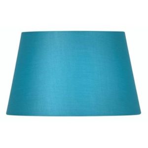OAKS 16" COTTON DRUM SHADE BLUE