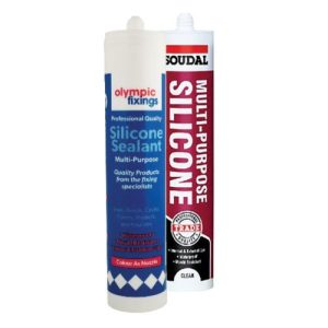 OLYMPIC 290ML CLEAR JUSTSEAL SILICONE