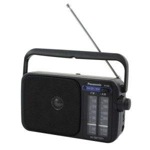 PANASONIC PORTABLE 2-BAND RADIO-BLACK