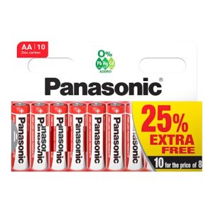 PANASONIC ZINC AA/R6 10PK 1.5V BATT (20)